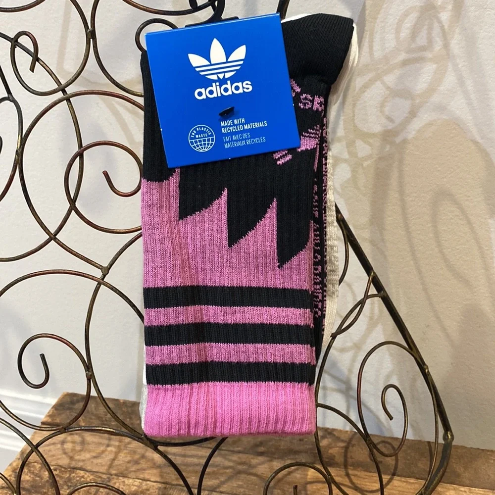 🆕 Adidas Rekive Crew Socks - Picture 2 of 9
